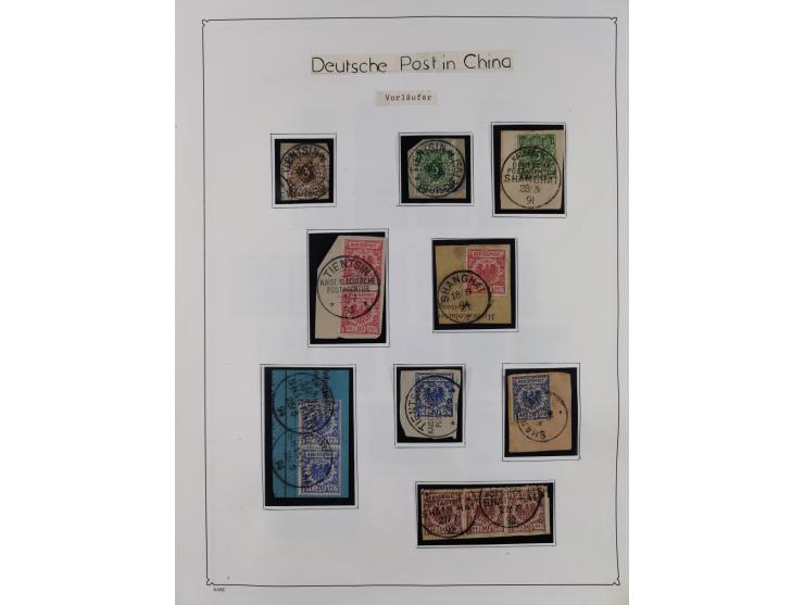 1849/1959, meist ungebrauchte und gestempelte Sammlung ab Altdeutschland mit Deutsches Reich, Deutsche Kolonien, Nebengebiete