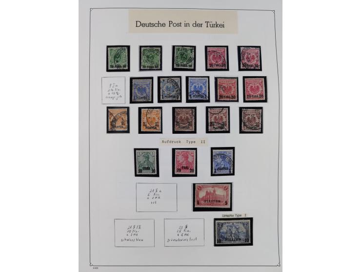 1849/1959, meist ungebrauchte und gestempelte Sammlung ab Altdeutschland mit Deutsches Reich, Deutsche Kolonien, Nebengebiete