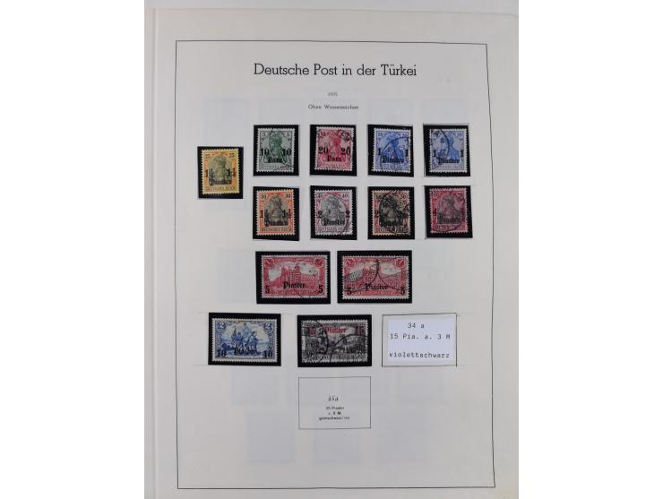 1849/1959, meist ungebrauchte und gestempelte Sammlung ab Altdeutschland mit Deutsches Reich, Deutsche Kolonien, Nebengebiete