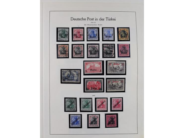 1849/1959, meist ungebrauchte und gestempelte Sammlung ab Altdeutschland mit Deutsches Reich, Deutsche Kolonien, Nebengebiete