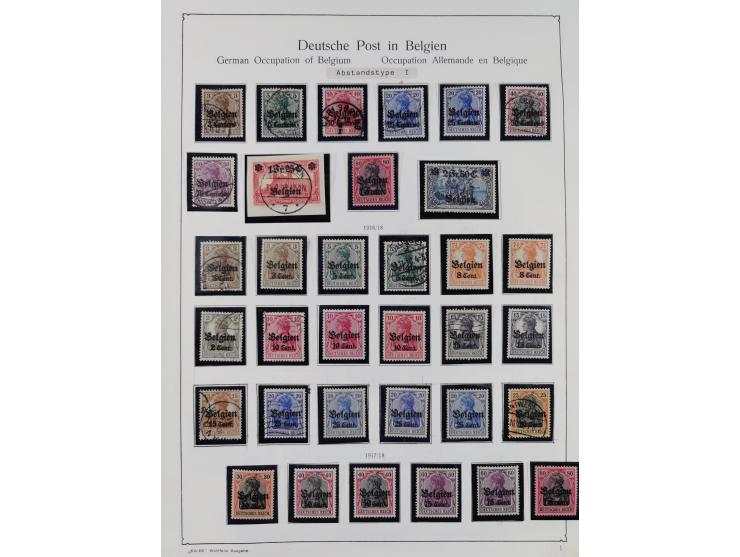 1849/1959, meist ungebrauchte und gestempelte Sammlung ab Altdeutschland mit Deutsches Reich, Deutsche Kolonien, Nebengebiete