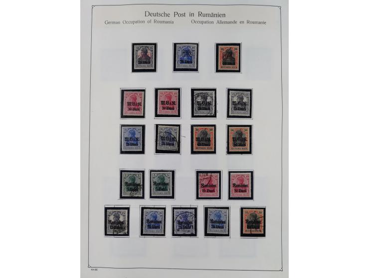 1849/1959, meist ungebrauchte und gestempelte Sammlung ab Altdeutschland mit Deutsches Reich, Deutsche Kolonien, Nebengebiete