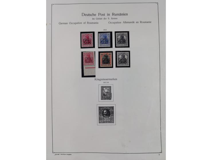 1849/1959, meist ungebrauchte und gestempelte Sammlung ab Altdeutschland mit Deutsches Reich, Deutsche Kolonien, Nebengebiete
