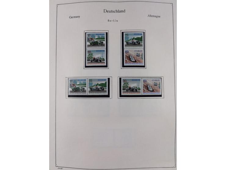 ZUSAMMENDRUCKE: 1913/68, anfangs meist ungebrauchte und gestempelte, später postfrische Sammlung Zusammendrucke ab Germania u