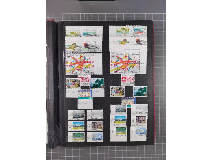 1978/2017, in den Hauptnummern je postfrische und gestempelte komplette Sammlung, Frankaturwert ca. 1600 CHF, in drei Alben