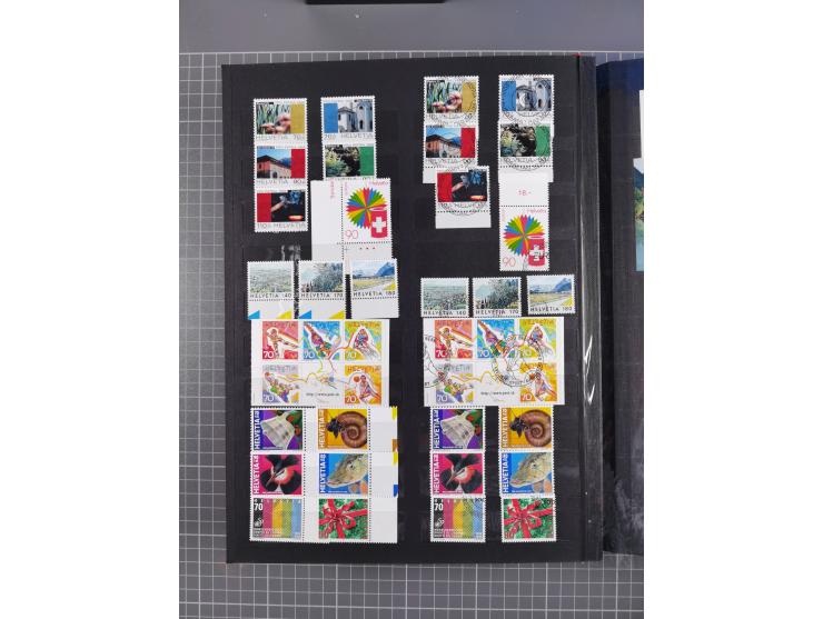 1978/2017, in den Hauptnummern je postfrische und gestempelte komplette Sammlung, Frankaturwert ca. 1600 CHF, in drei Alben