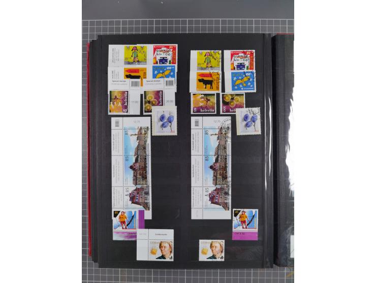 1978/2017, in den Hauptnummern je postfrische und gestempelte komplette Sammlung, Frankaturwert ca. 1600 CHF, in drei Alben