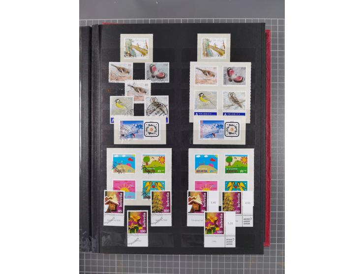 1978/2017, in den Hauptnummern je postfrische und gestempelte komplette Sammlung, Frankaturwert ca. 1600 CHF, in drei Alben