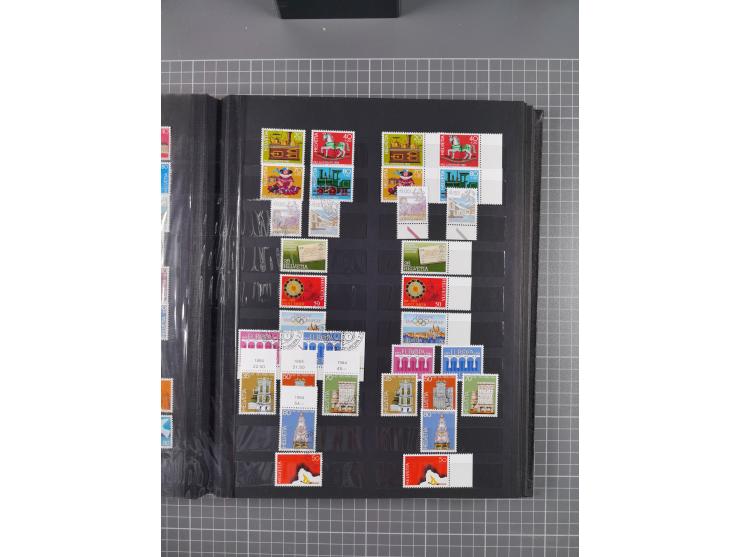 1978/2017, in den Hauptnummern je postfrische und gestempelte komplette Sammlung, Frankaturwert ca. 1600 CHF, in drei Alben
