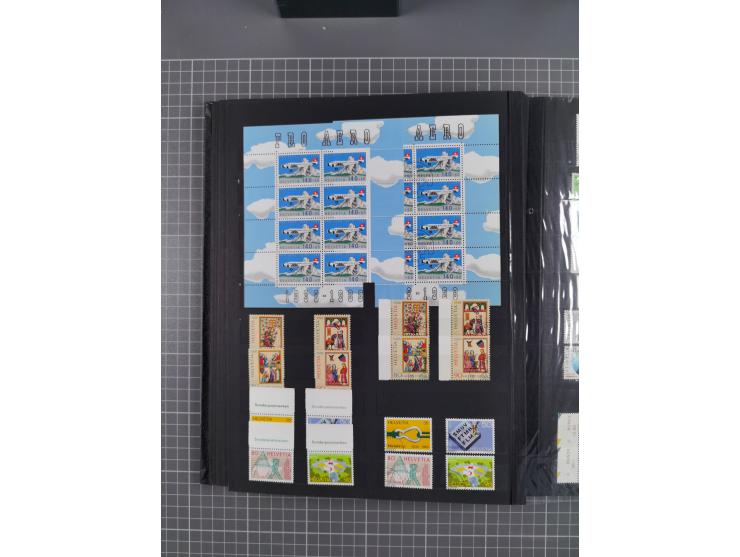 1978/2017, in den Hauptnummern je postfrische und gestempelte komplette Sammlung, Frankaturwert ca. 1600 CHF, in drei Alben