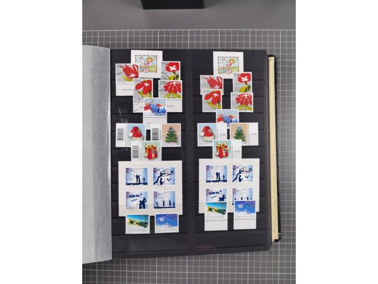 1978/2017, in den Hauptnummern je postfrische und gestempelte komplette Sammlung, Frankaturwert ca. 1600 CHF, in drei Alben