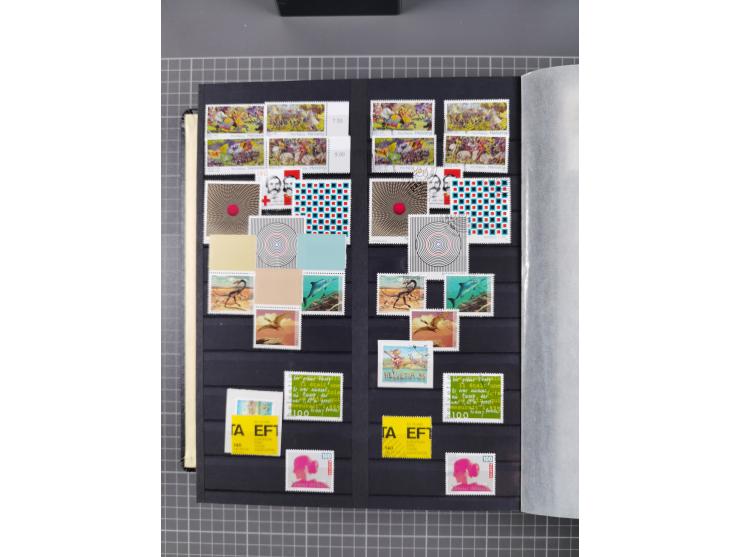 1978/2017, in den Hauptnummern je postfrische und gestempelte komplette Sammlung, Frankaturwert ca. 1600 CHF, in drei Alben