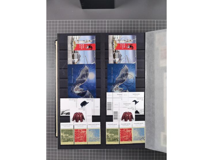 1978/2017, in den Hauptnummern je postfrische und gestempelte komplette Sammlung, Frankaturwert ca. 1600 CHF, in drei Alben
