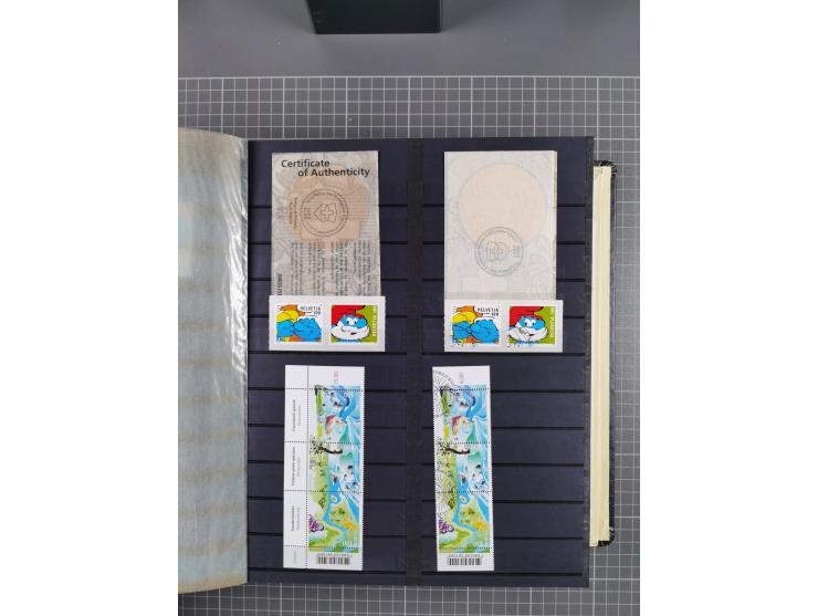 1978/2017, in den Hauptnummern je postfrische und gestempelte komplette Sammlung, Frankaturwert ca. 1600 CHF, in drei Alben