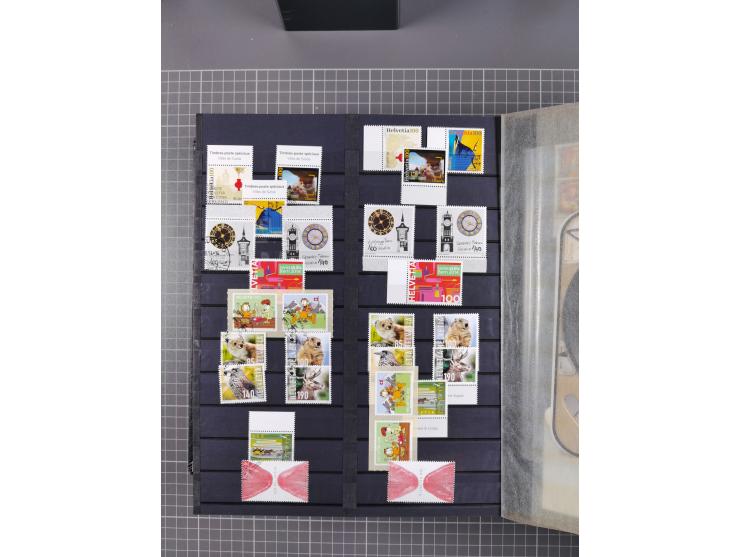 1978/2017, in den Hauptnummern je postfrische und gestempelte komplette Sammlung, Frankaturwert ca. 1600 CHF, in drei Alben