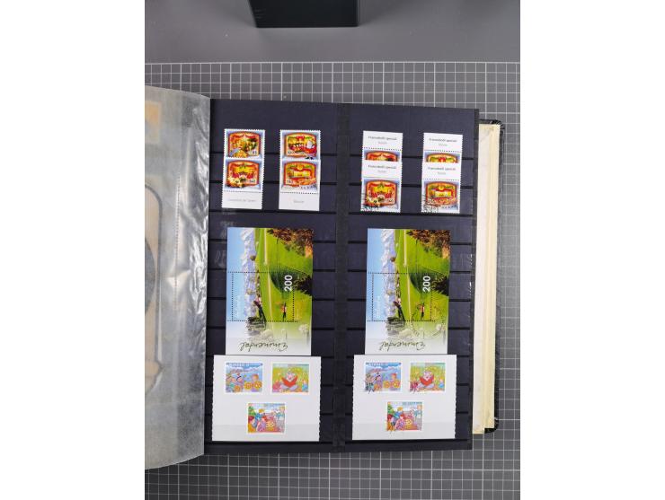 1978/2017, in den Hauptnummern je postfrische und gestempelte komplette Sammlung, Frankaturwert ca. 1600 CHF, in drei Alben