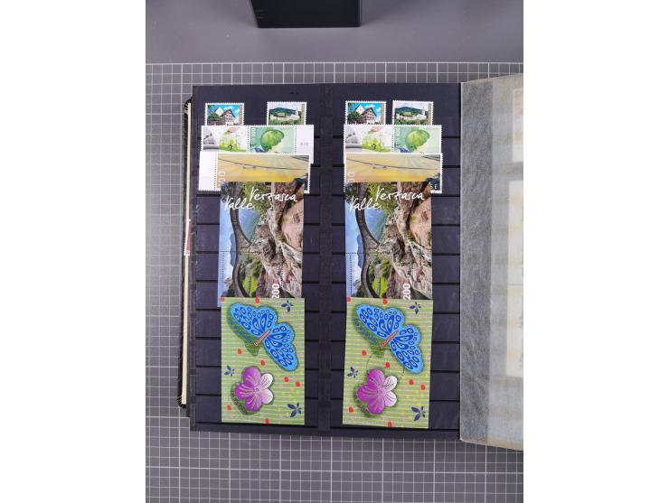 1978/2017, in den Hauptnummern je postfrische und gestempelte komplette Sammlung, Frankaturwert ca. 1600 CHF, in drei Alben