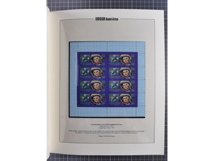 1981/89, mint never hinged collection of the special souvenir sheets ex Mi.-Nr. 5056-5844, each limited to 12.500 or 15.000 p