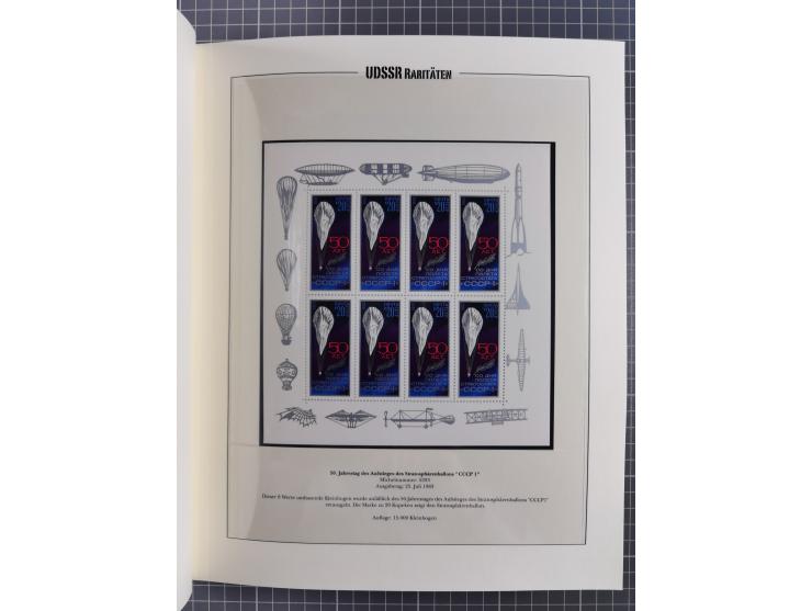 1981/89, mint never hinged collection of the special souvenir sheets ex Mi.-Nr. 5056-5844, each limited to 12.500 or 15.000 p