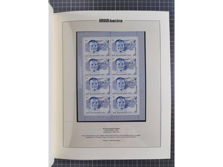 1981/89, mint never hinged collection of the special souvenir sheets ex Mi.-Nr. 5056-5844, each limited to 12.500 or 15.000 p