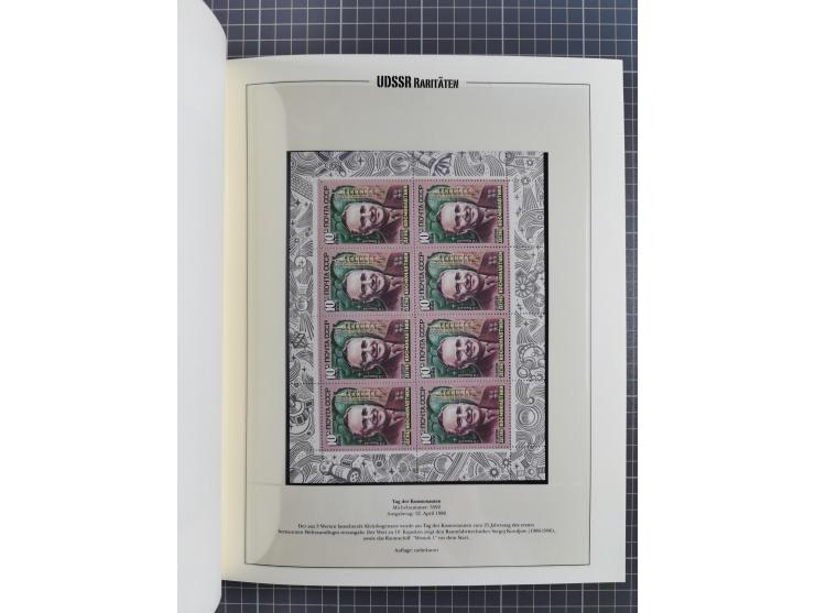 1981/89, mint never hinged collection of the special souvenir sheets ex Mi.-Nr. 5056-5844, each limited to 12.500 or 15.000 p