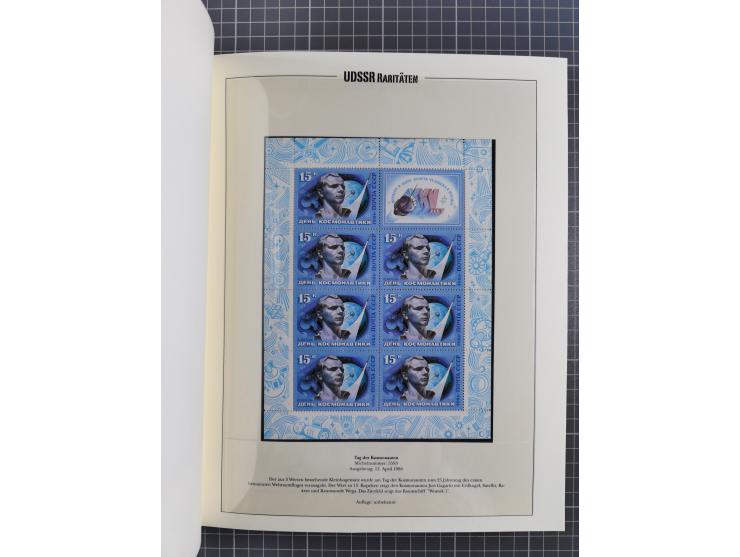 1981/89, mint never hinged collection of the special souvenir sheets ex Mi.-Nr. 5056-5844, each limited to 12.500 or 15.000 p