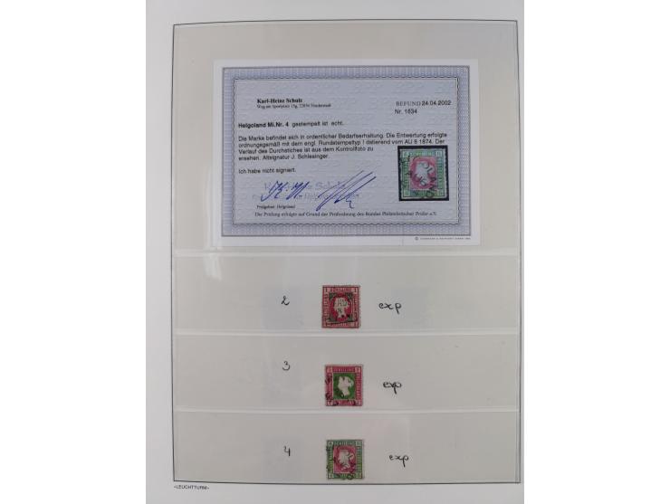 Baden bis Württemberg, reichhaltige 3-bändige Sammlung, ungebraucht und gestempelt sowie mit zahlreichen Briefen. Dabei u.a. 