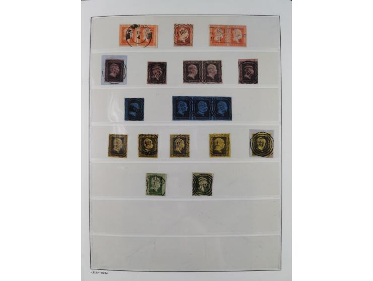 Baden bis Württemberg, reichhaltige 3-bändige Sammlung, ungebraucht und gestempelt sowie mit zahlreichen Briefen. Dabei u.a. 