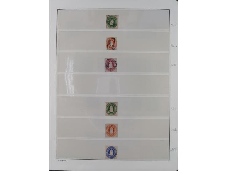 Baden bis Württemberg, reichhaltige 3-bändige Sammlung, ungebraucht und gestempelt sowie mit zahlreichen Briefen. Dabei u.a. 