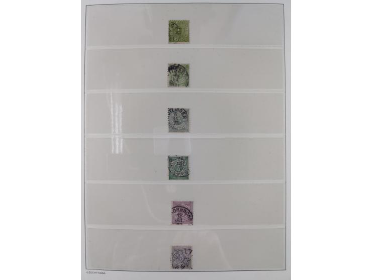 Baden bis Württemberg, reichhaltige 3-bändige Sammlung, ungebraucht und gestempelt sowie mit zahlreichen Briefen. Dabei u.a. 