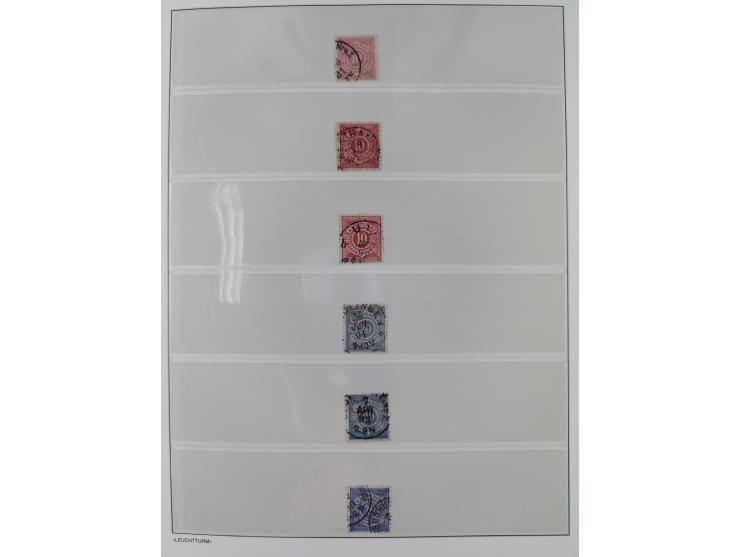 Baden bis Württemberg, reichhaltige 3-bändige Sammlung, ungebraucht und gestempelt sowie mit zahlreichen Briefen. Dabei u.a. 