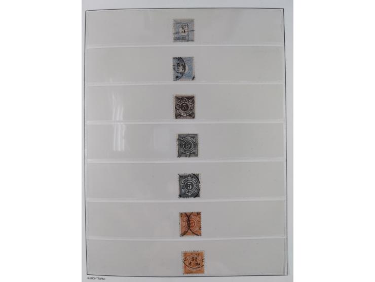 Baden bis Württemberg, reichhaltige 3-bändige Sammlung, ungebraucht und gestempelt sowie mit zahlreichen Briefen. Dabei u.a. 