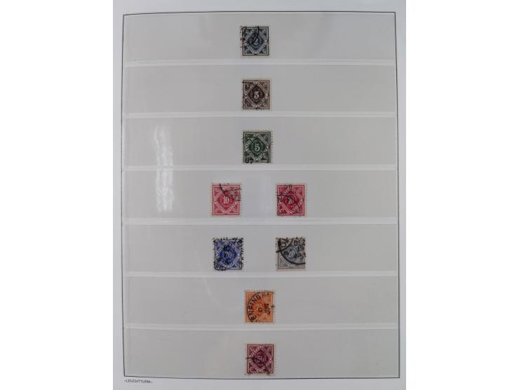 Baden bis Württemberg, reichhaltige 3-bändige Sammlung, ungebraucht und gestempelt sowie mit zahlreichen Briefen. Dabei u.a. 