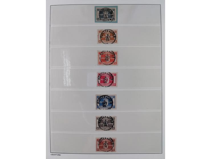 Baden bis Württemberg, reichhaltige 3-bändige Sammlung, ungebraucht und gestempelt sowie mit zahlreichen Briefen. Dabei u.a. 