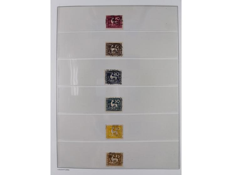 Baden bis Württemberg, reichhaltige 3-bändige Sammlung, ungebraucht und gestempelt sowie mit zahlreichen Briefen. Dabei u.a. 