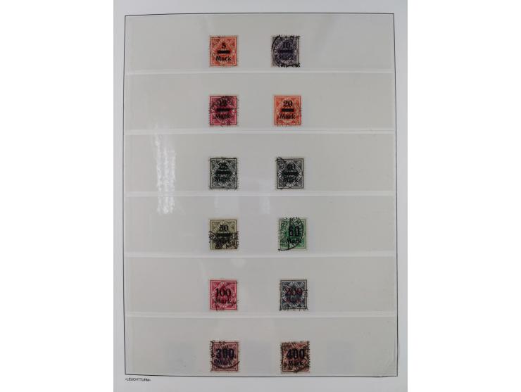 Baden bis Württemberg, reichhaltige 3-bändige Sammlung, ungebraucht und gestempelt sowie mit zahlreichen Briefen. Dabei u.a. 