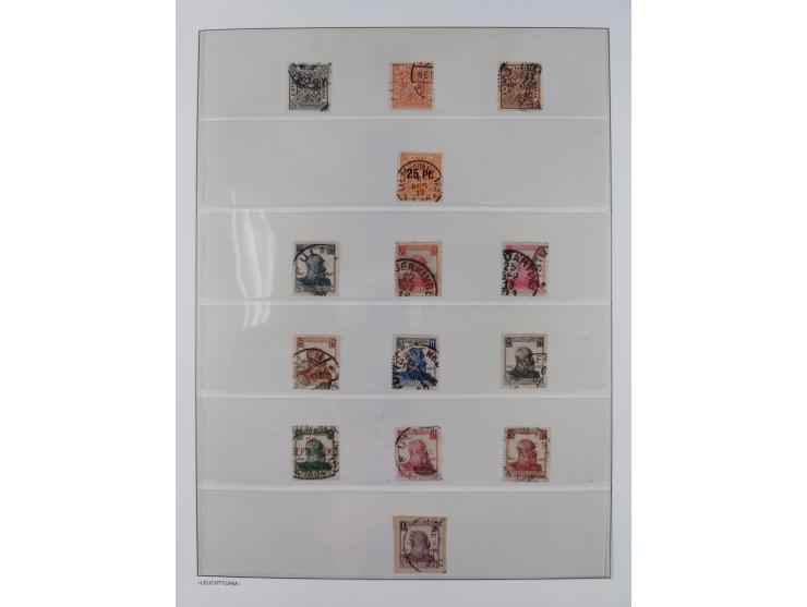 Baden bis Württemberg, reichhaltige 3-bändige Sammlung, ungebraucht und gestempelt sowie mit zahlreichen Briefen. Dabei u.a. 