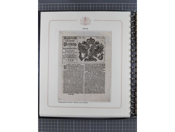 1569/1843 (ca.), aufgezogene Sammlung mit rund 150 Vorphila Briefen sowie einigen Dokumenten, Reisescheinen, etc., dabei blau