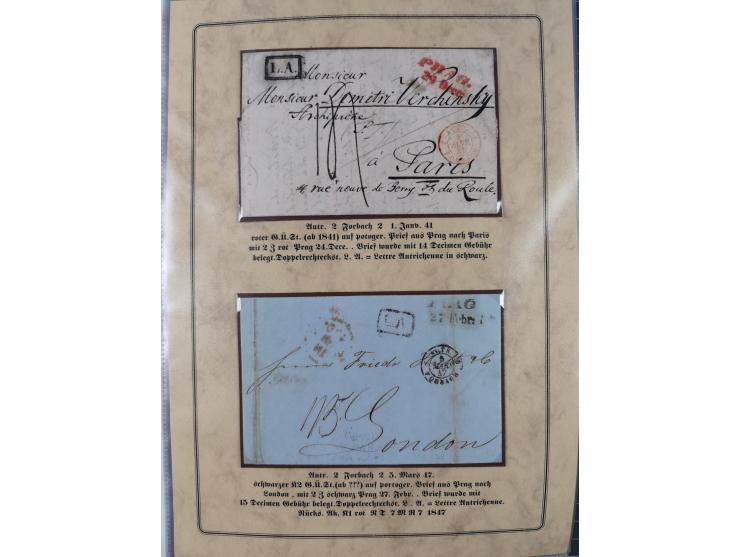 1762/1870 (ca.), DER GRENZÜBERGANG FORBACH/SAARBRÜCKEN, Ausstellungssammlung mit rund 230 Belegen, dabei Briefe aus bzw. nach