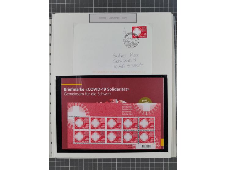 1897/1945, Zuschlags- und Wohltätigkeitsausgaben, interessante Sammlun, dabei Schweiz I-III und 117 FDC, USA Columbus-Satz (t