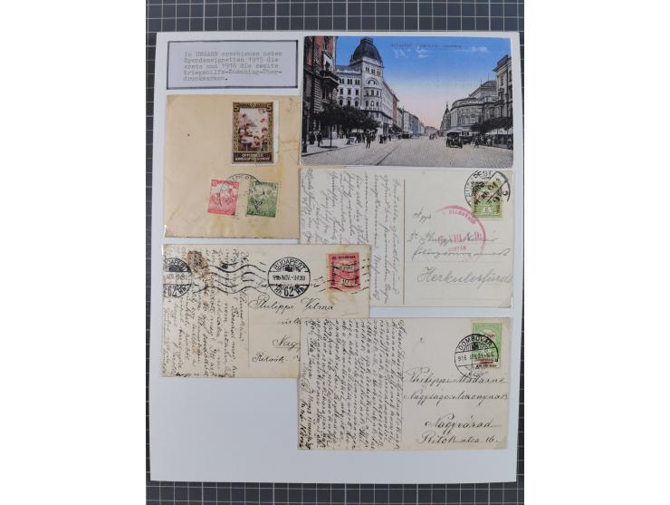 1897/1945, Zuschlags- und Wohltätigkeitsausgaben, interessante Sammlun, dabei Schweiz I-III und 117 FDC, USA Columbus-Satz (t