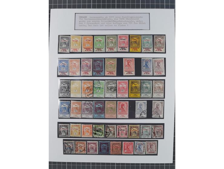 1897/1945, Zuschlags- und Wohltätigkeitsausgaben, interessante Sammlun, dabei Schweiz I-III und 117 FDC, USA Columbus-Satz (t