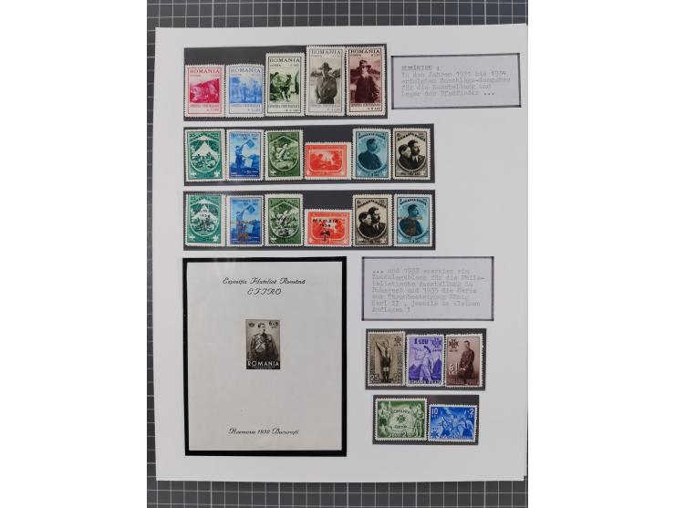 1897/1945, Zuschlags- und Wohltätigkeitsausgaben, interessante Sammlun, dabei Schweiz I-III und 117 FDC, USA Columbus-Satz (t