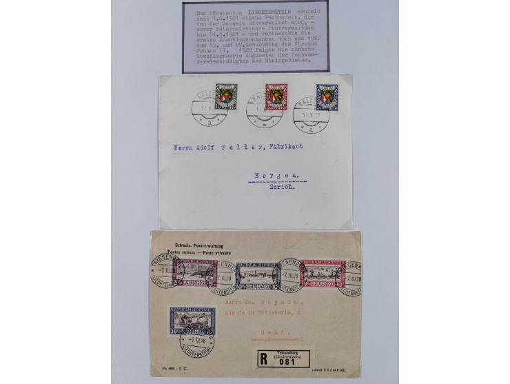 1897/1945, Zuschlags- und Wohltätigkeitsausgaben, interessante Sammlun, dabei Schweiz I-III und 117 FDC, USA Columbus-Satz (t