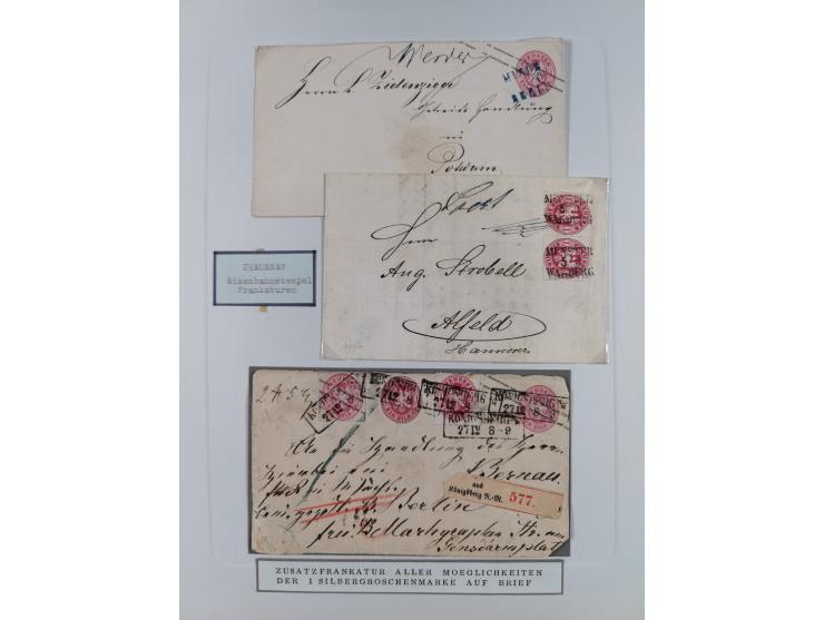 1849/1980, interessante kleine Partie mit auch etwas Ausland, dabei DR mit gestempeltem Herzstück aus Block 2, Eisbärblock, A