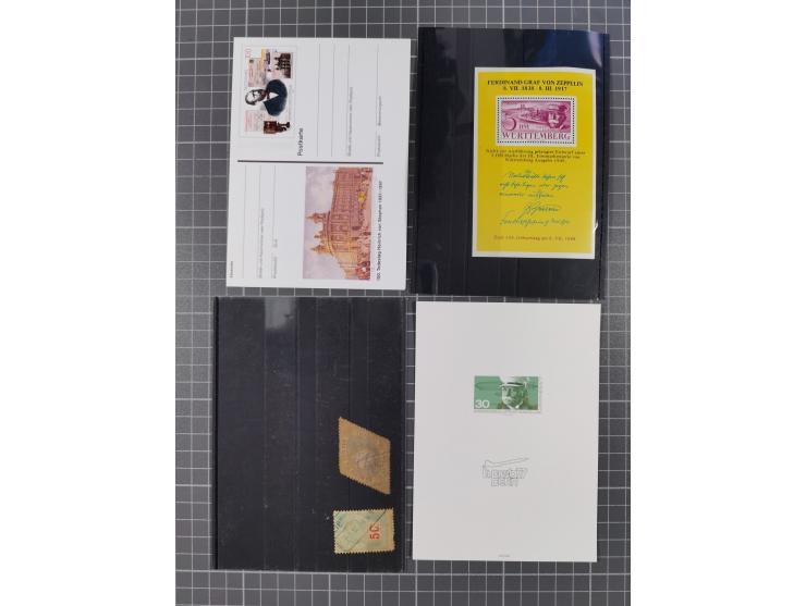 1849/1980, interessante kleine Partie mit auch etwas Ausland, dabei DR mit gestempeltem Herzstück aus Block 2, Eisbärblock, A