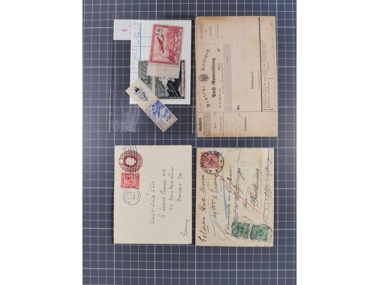 1849/1980, interessante kleine Partie mit auch etwas Ausland, dabei DR mit gestempeltem Herzstück aus Block 2, Eisbärblock, A