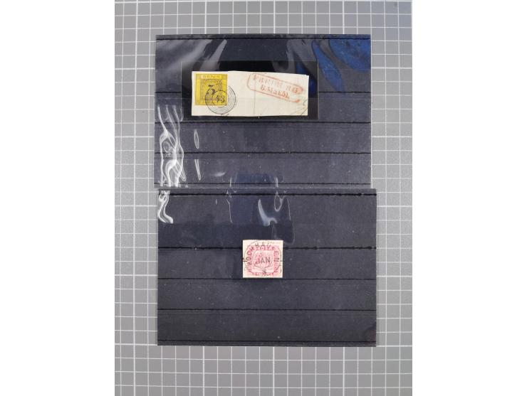 1849/1980, interessante kleine Partie mit auch etwas Ausland, dabei DR mit gestempeltem Herzstück aus Block 2, Eisbärblock, A