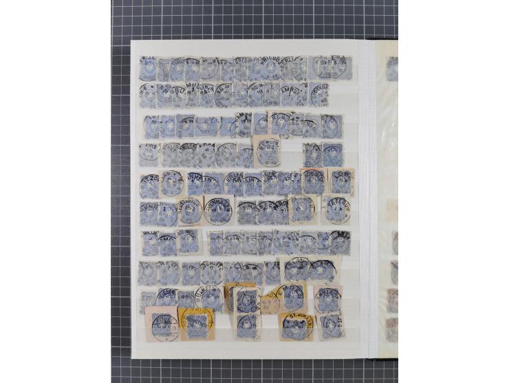 1880/1940 (ca.), interessante Partie in 6 Steckbüchern, dabei u.a. Kolonien sowie schöner Teil Infla mit vielen guten signier