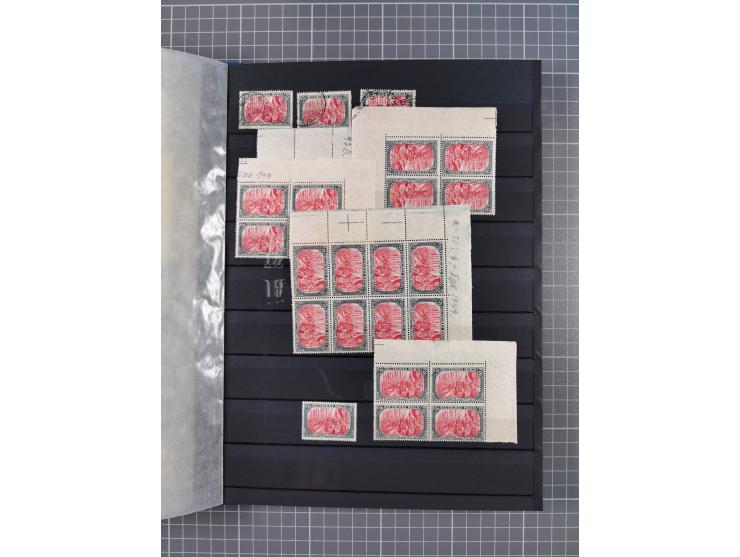 1880/1940 (ca.), interessante Partie in 6 Steckbüchern, dabei u.a. Kolonien sowie schöner Teil Infla mit vielen guten signier